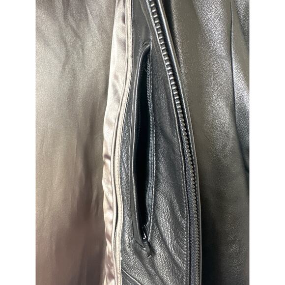 Wilsons Leather Pelle Studio Jacket Black Thinulate Ultra Soft Men's Tall 2XLT - Picture 4 of 14
